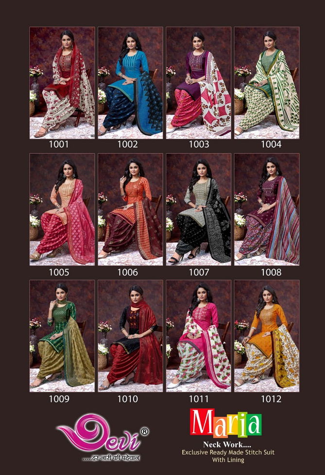 Devi Maria Indo Cotton Daily Wear Readymade Suits